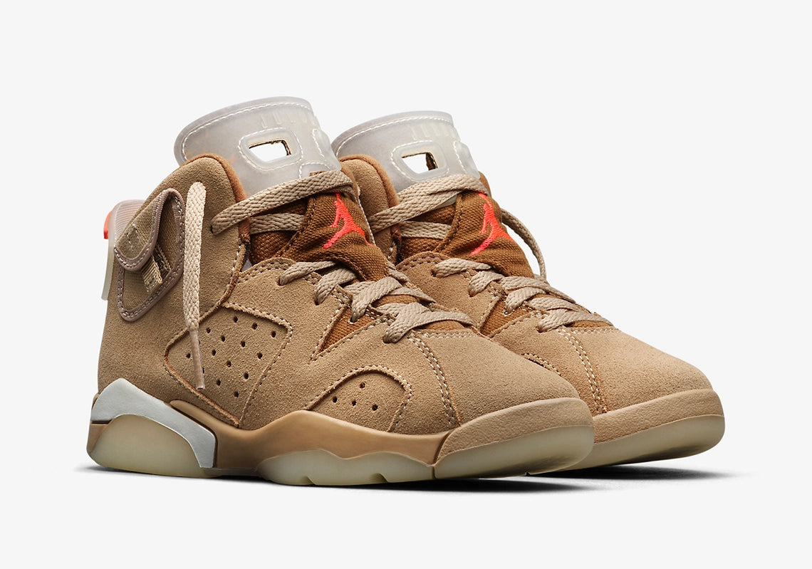 Jordan 6 Retro Travis Scott British Khaki (PS)
