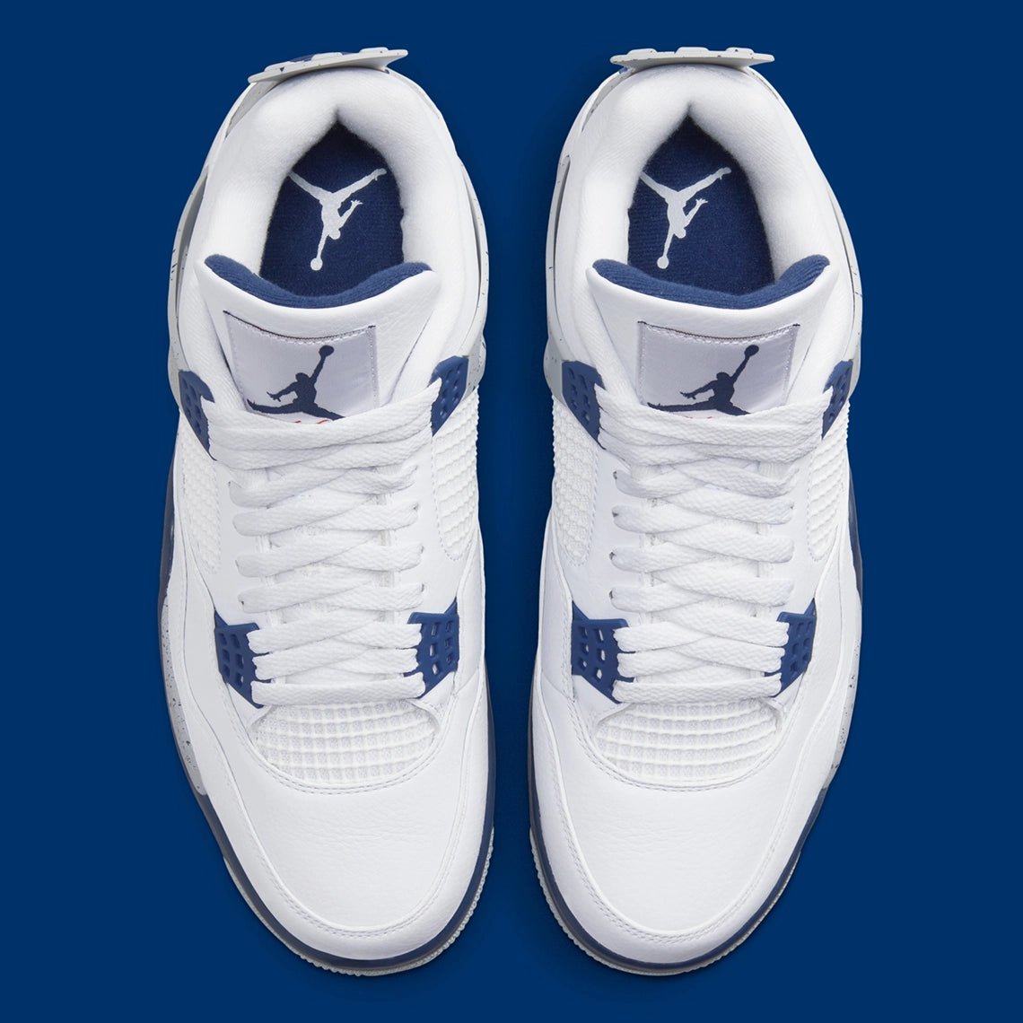 Jordan 4 Retro White Midnight Navy