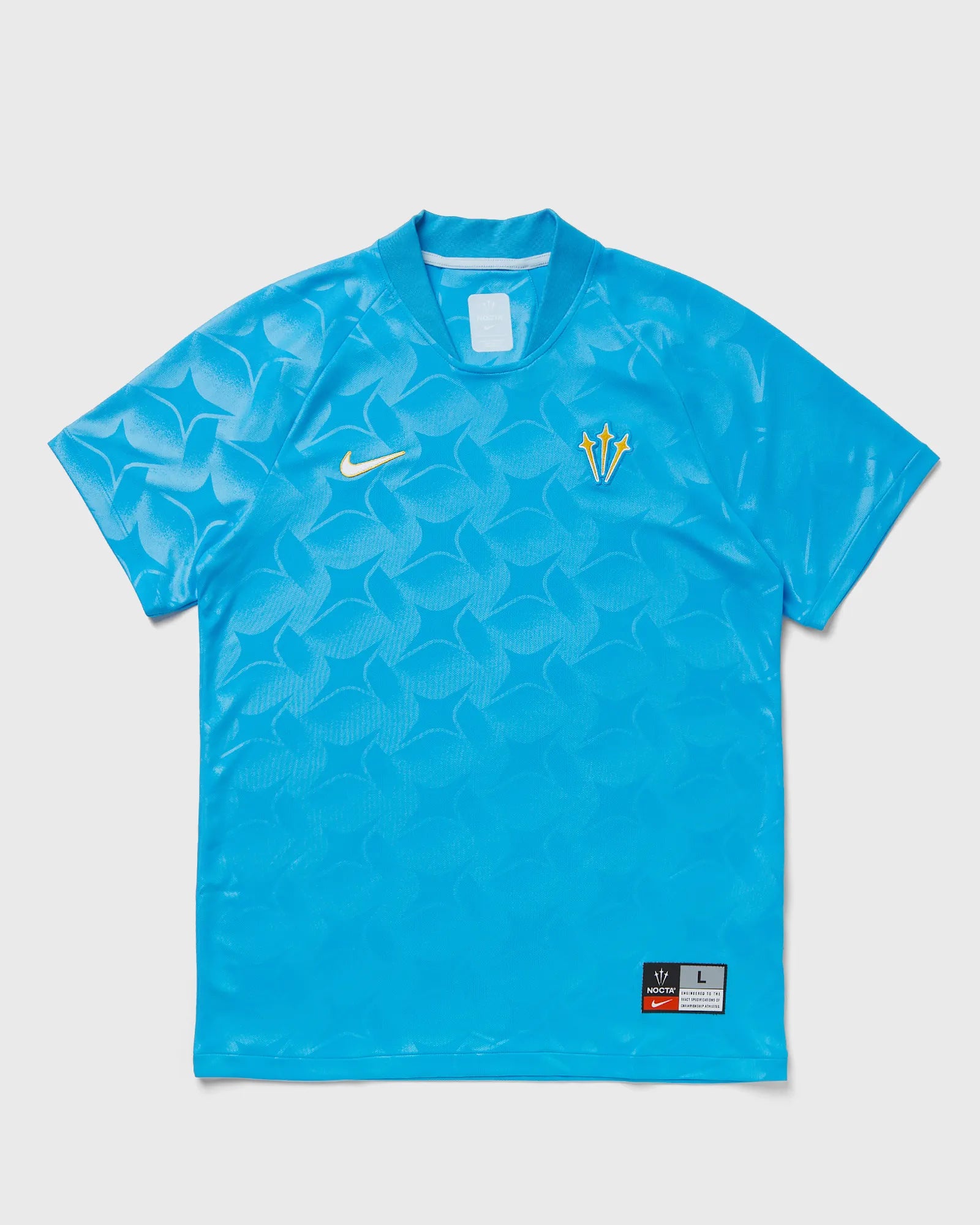 Nike NOCTA ライトブルーシャツ Lサイズ Nike x NOCTA Lu Home Jersey Top Blue Glow/White – GlobalSneakers