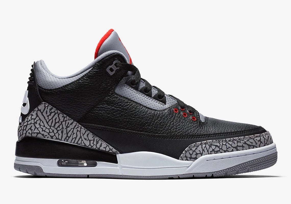Air Jordan 3 Retro Black Cement 2018 GlobalSneakers