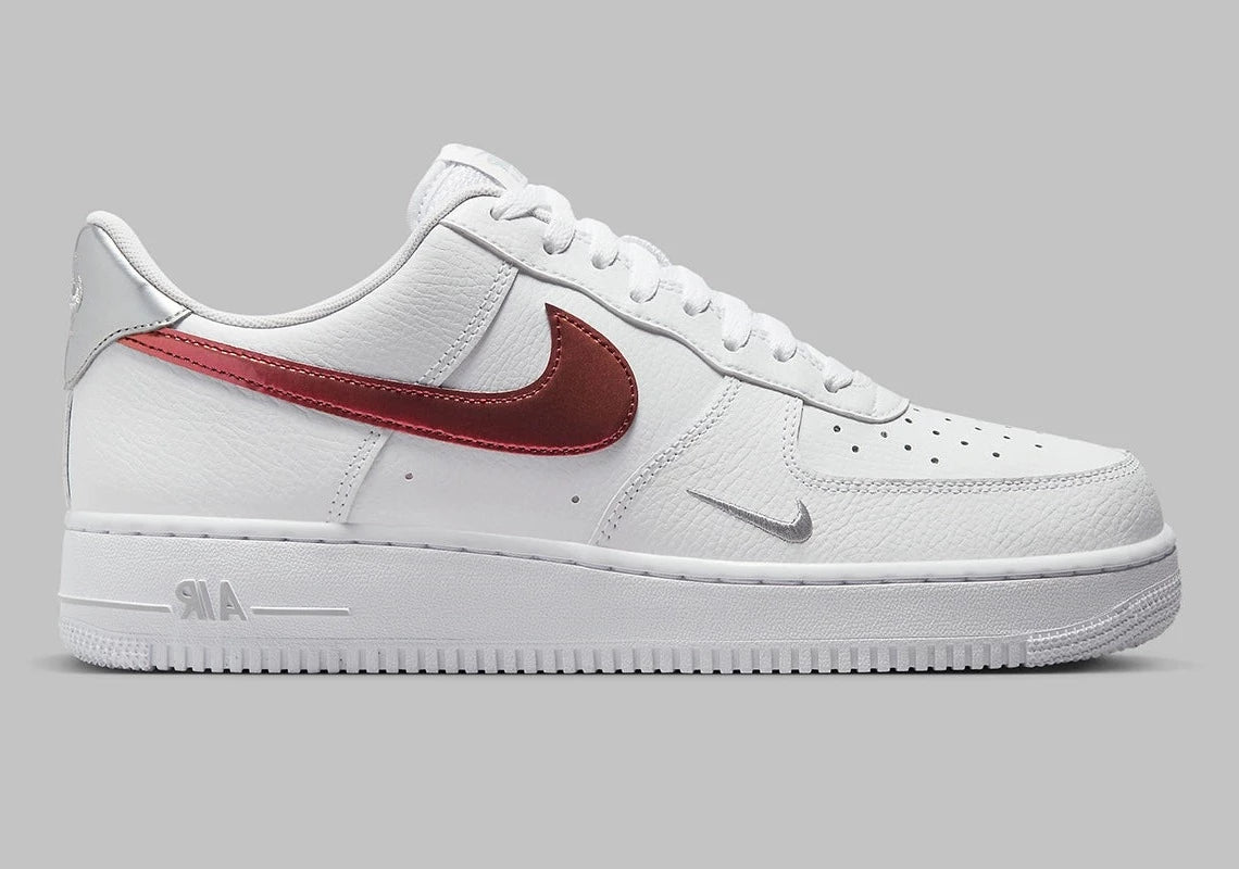 Nike air force 1 low red white shop