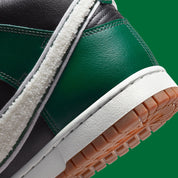Nike Dunk High Chenille Swoosh Black Green