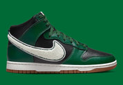 Nike Dunk High Chenille Swoosh Black Green