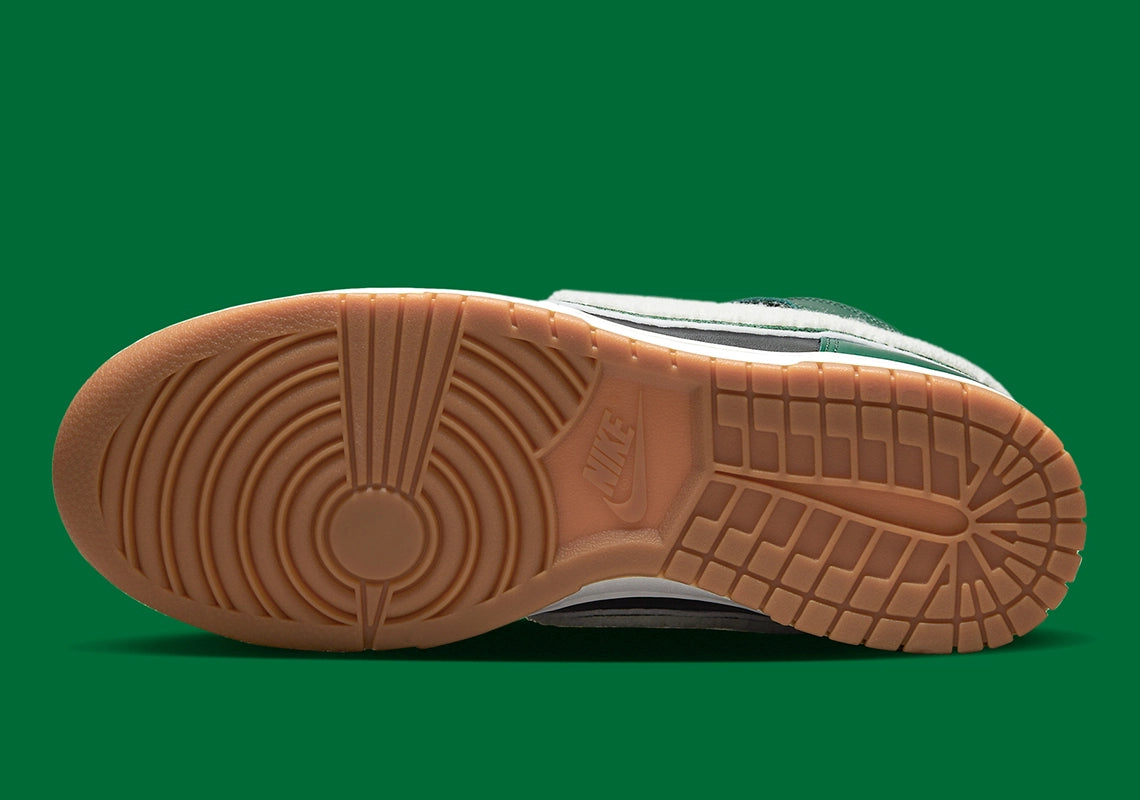 Nike Dunk High Chenille Swoosh Black Green