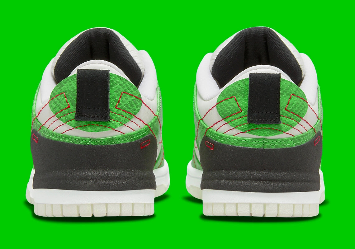 Nike Dunk Low Disrupt 2 Just Do It Snakeskin Green