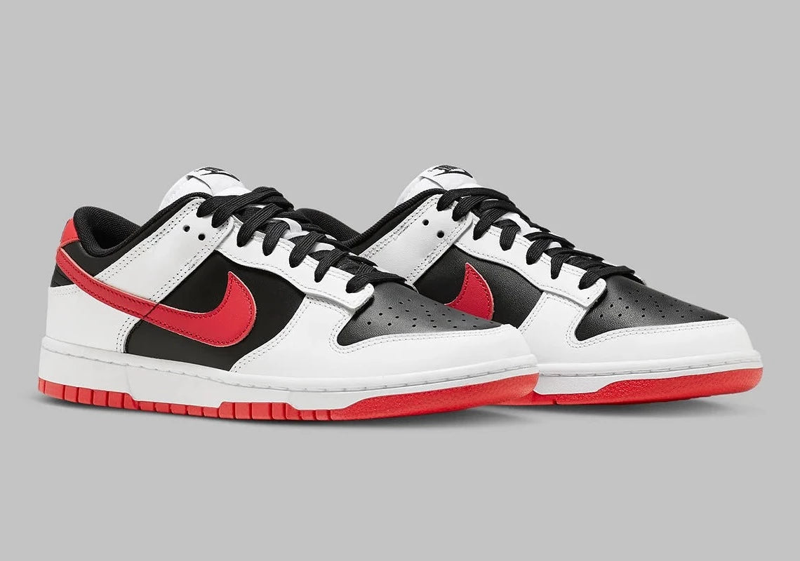 Nike Dunk Low Retro White Black University Red