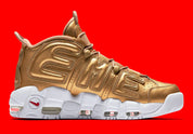 Nike Air More Uptempo Supreme Suptempo Gold