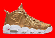 Nike Air More Uptempo Supreme Suptempo Gold