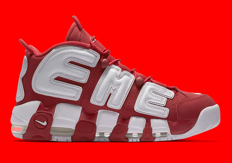Nike Air More Uptempo Supreme Suptempo Red