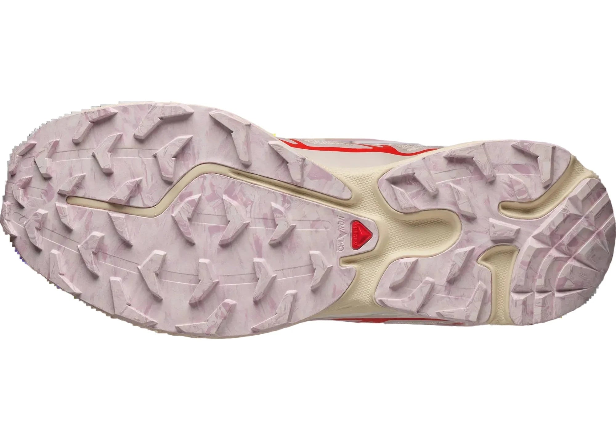 Salomon XT-6 Nostalgia avec tige en mesh respirant, renforts synthétiques thermocollés, technologies Quicklace, SensiFit, EnergyCell et semelle Contagrip au design technique.