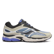 Saucony ProGrid Omni 9 Fade Pack Blue en mesh technique avec dégradé de bleu, amorti ProGrid et design rétro-running.