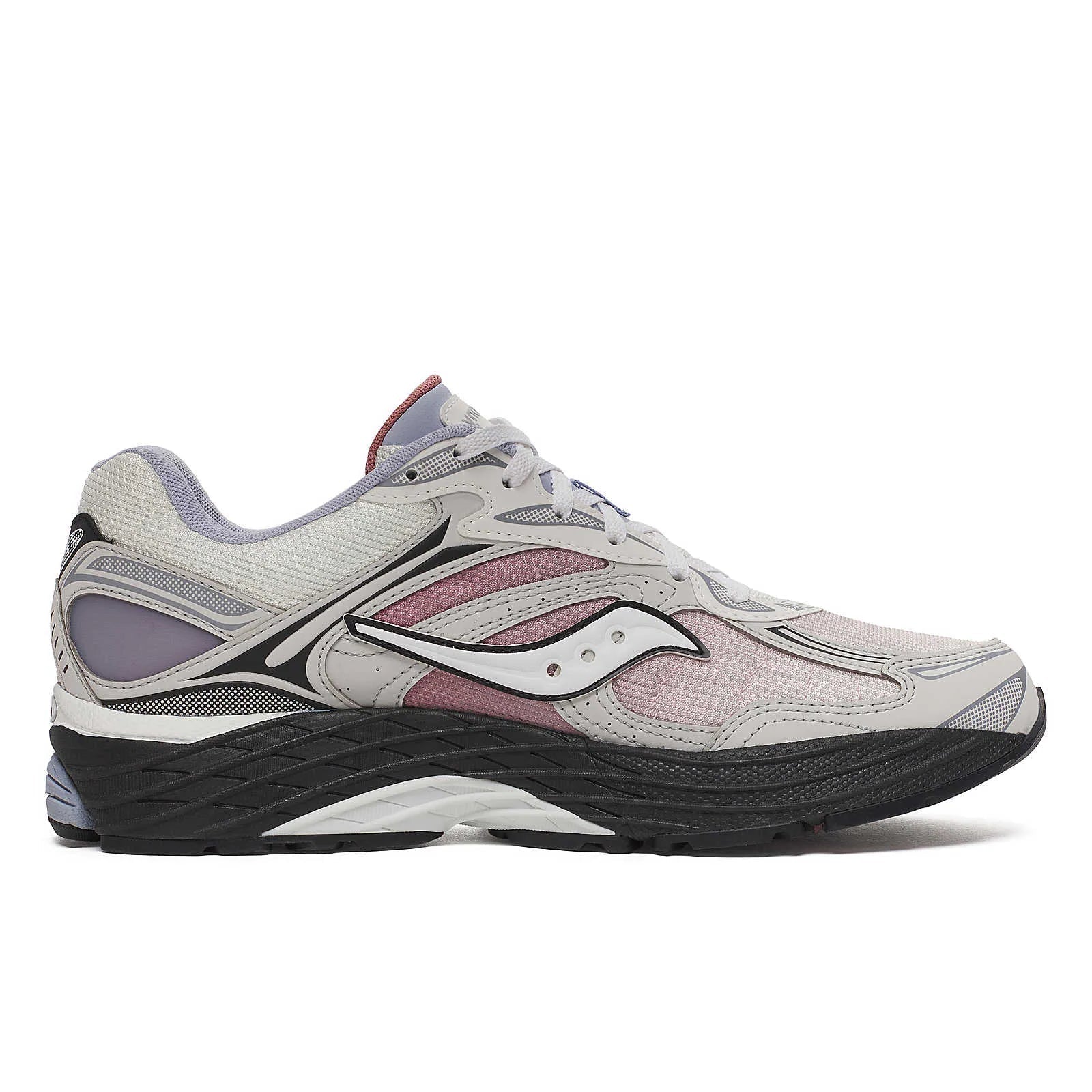 Saucony ProGrid Omni 9 Red Fade en mesh technique avec dégradé rouge, amorti ProGrid et design rétro-running inspiré des années 2000.