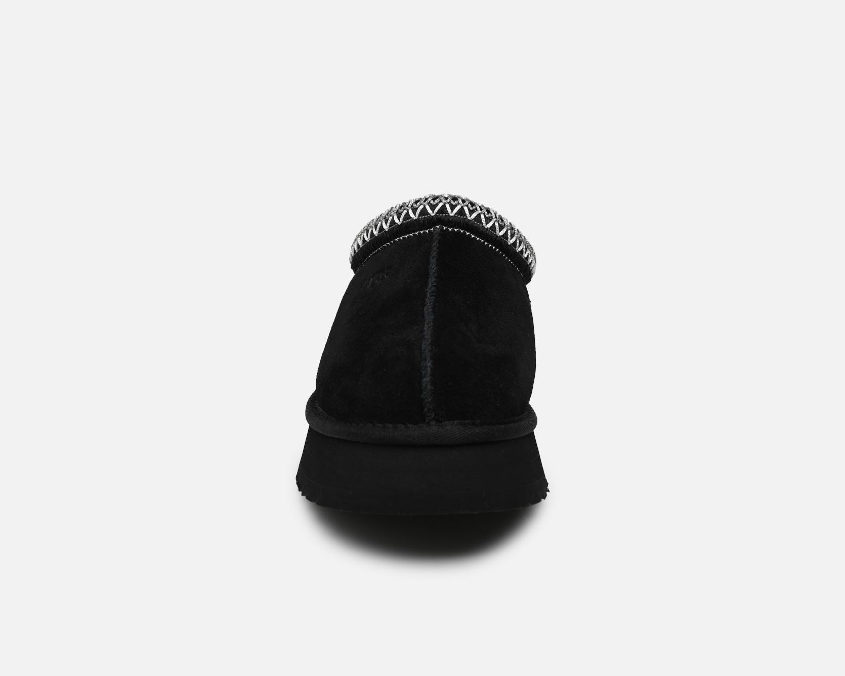 UGG Tazz Slipper Black – mules noires en suède avec semelle caoutchouc durable