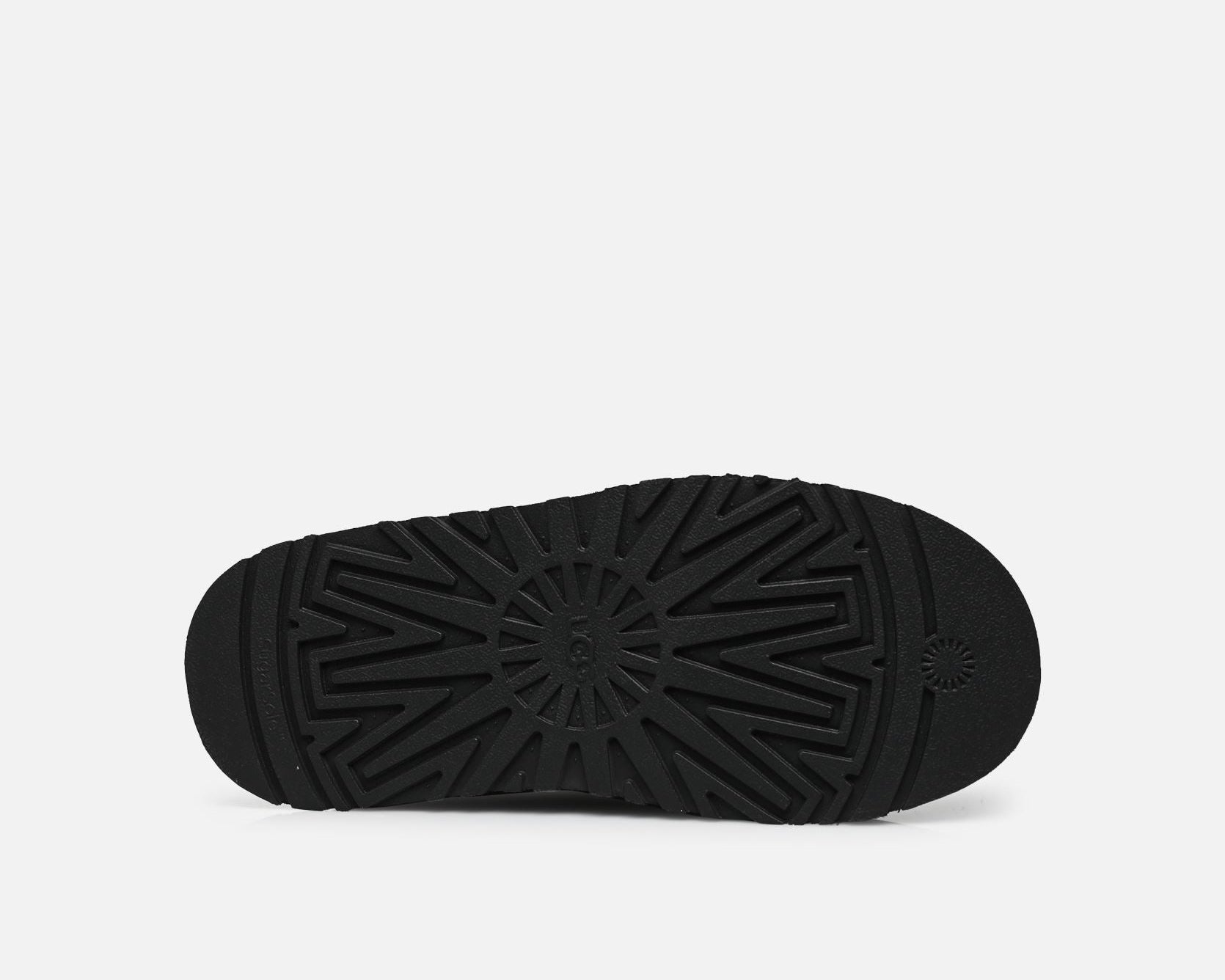 UGG Tazz Slipper Black – mules noires en suède avec semelle caoutchouc durable