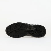 Sneaker ASICS GT-2160 Black Pure Silver en mesh noir avec détails argentés métallisés et amorti GEL performant.