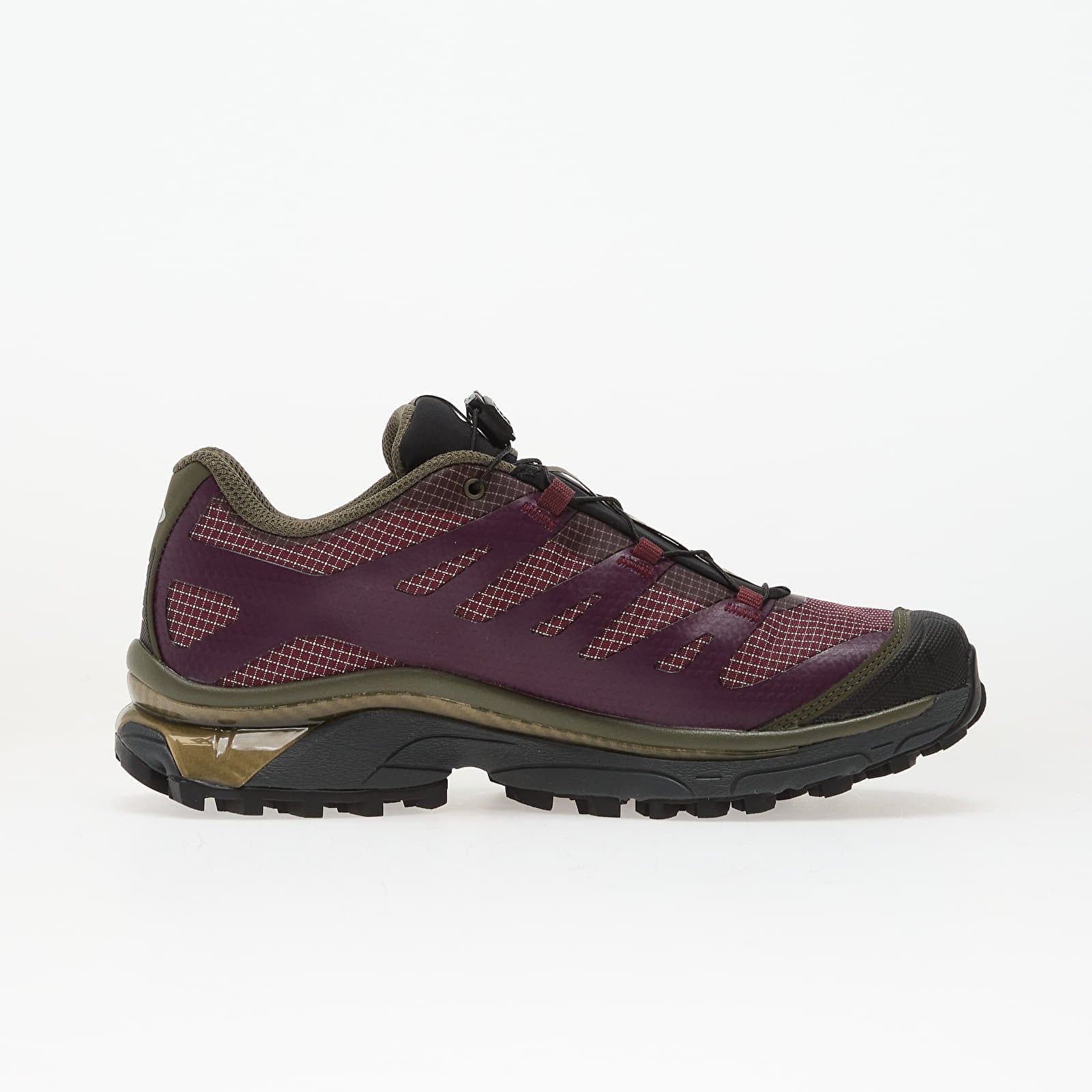 Sneaker Salomon XT-4 OG Gore-Tex Maroon Banner Winter Bloom en mesh technique avec membrane Gore-Tex imperméable, semelle Contagrip® et laçage Quicklace™