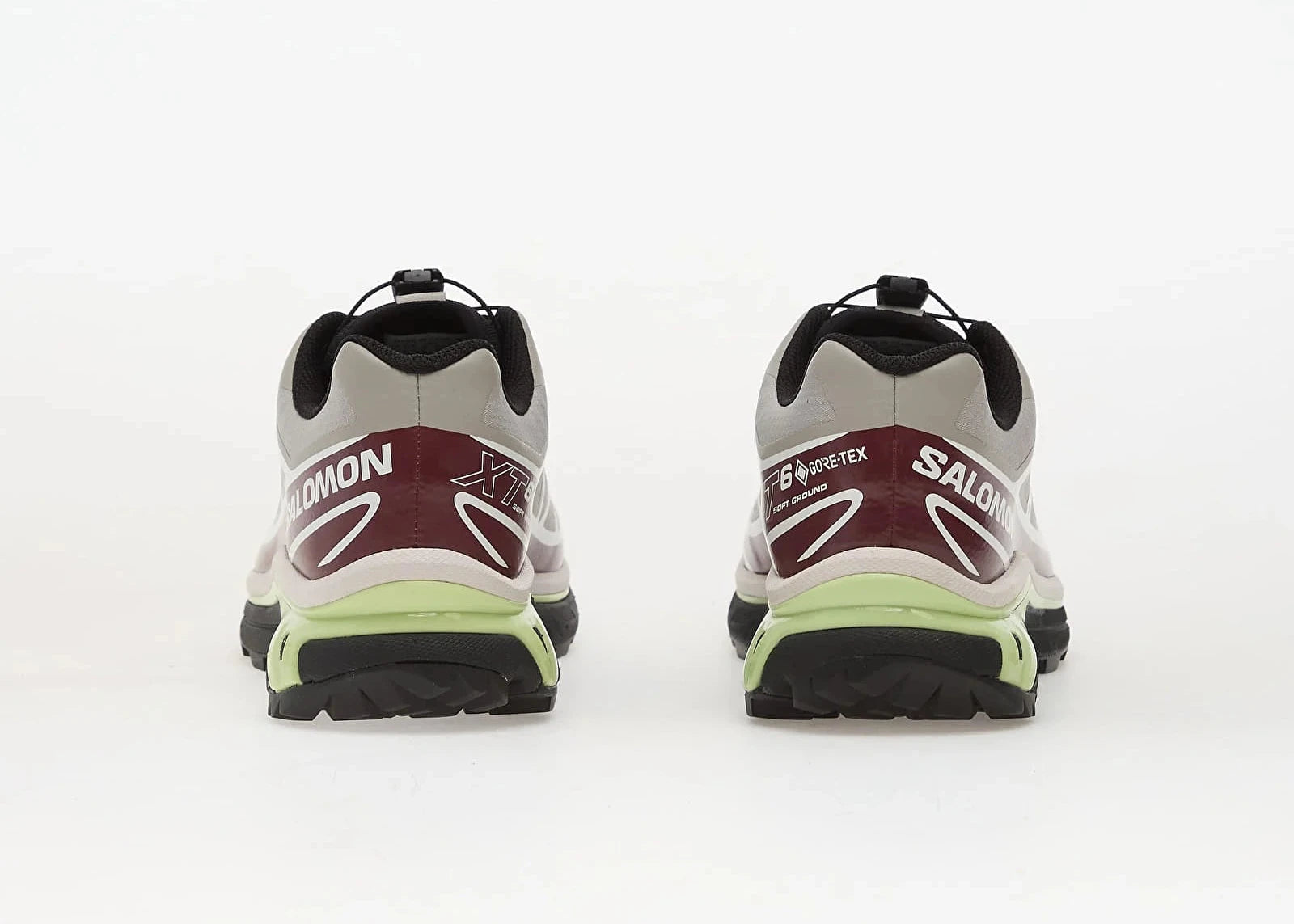 Sneakers Salomon XT-6 Gore-Tex Paloma Maroon Banner en mesh technique imperméable avec Agile Chassis System et semelle Contagrip premium.