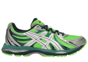 ASICS Gel-Sekiran Green Gecko en mesh vert avec amorti GEL, détails techniques et silhouette inspirée de l’outdoor moderne.