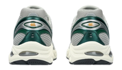 Sneaker ASICS GT-2160 Seal Grey Jewel Green en mesh gris avec détails verts et amorti GEL pour un confort optimal.