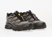 Salomon XT-6 Gore-Tex Black Cloudburst Dark Gull Gray L49215400 en textile noir et gris avec membrane GORE-TEX, Quicklace™ et semelle technique.