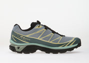 Salomon XT-6 Gore-Tex Tradewinds Stormy Weather Bog L49214800 en textile bleu-gris et vert avec membrane GORE-TEX et Quicklace™.