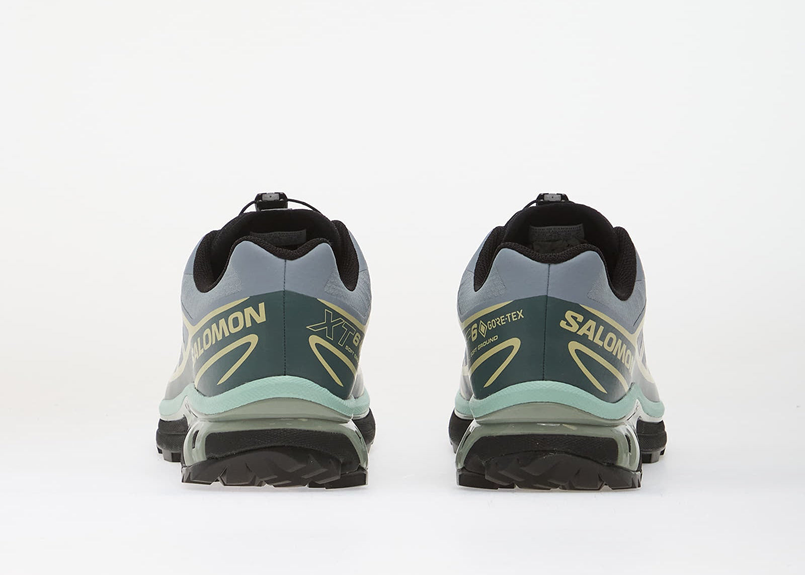 Salomon XT-6 Gore-Tex Tradewinds Stormy Weather Bog L49214800 en textile bleu-gris et vert avec membrane GORE-TEX et Quicklace™.