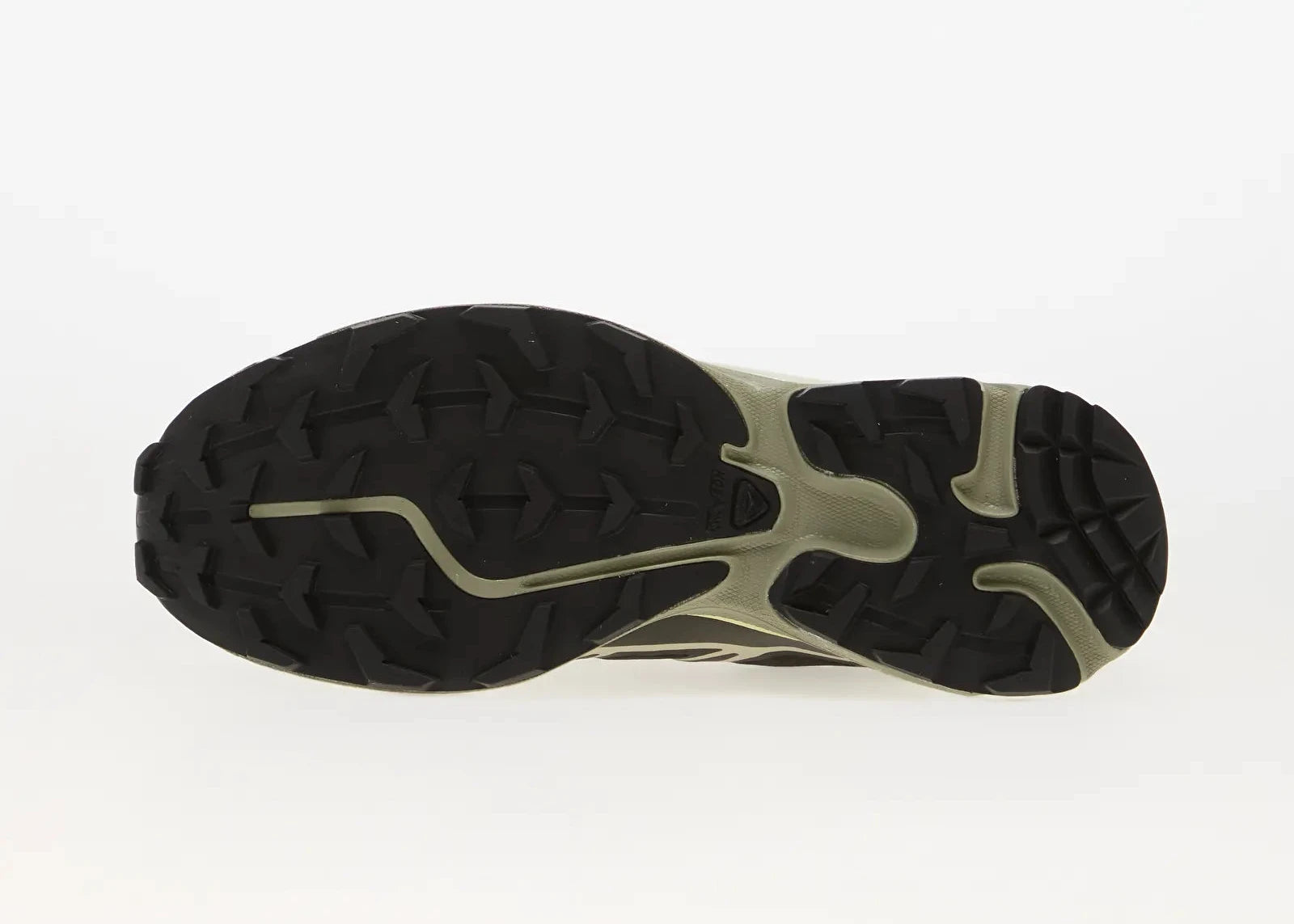 Salomon XT-6 Peat Icicle Lime Cream L49213200 en tons Peat, Icicle et Lime Cream avec mesh technique, renforts TPU et Quicklace™.