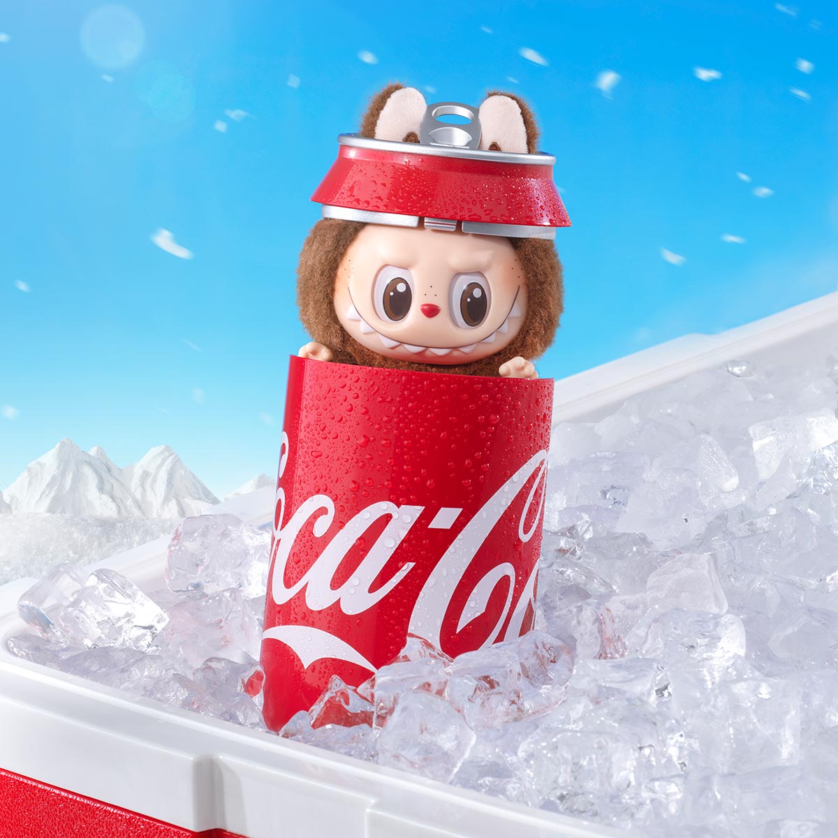FIGURINE LABUBU COCA COLA
