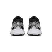 Saucony Grid Ride Millennium noire avec superpositions argent métallisé et amorti GRID.Vue arrière 