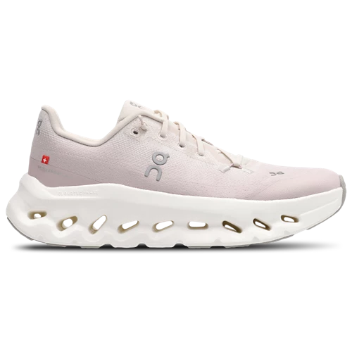 On Running Cloudtilt Pearl Fade, sneaker lifestyle On Running aux tons clairs Pearl Fade avec technologie CloudTec Phase® et amorti Helion™ vue de profil. 