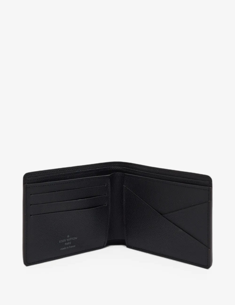 Louis Vuitton x Nigo Multiple Wallet Damier Ebene Giant Brown, portefeuille Louis Vuitton compact marron avec motif Damier Ebene Giant signé Nigo.