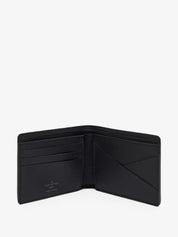 Louis Vuitton x Nigo Multiple Wallet Damier Ebene Giant Brown, portefeuille Louis Vuitton compact marron avec motif Damier Ebene Giant signé Nigo.