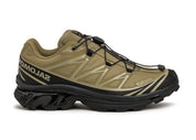 Salomon XT-6 Protective Camp Culture Pack L45403500 en ripstop Aloe et Silver Sage avec détails noirs, SensiFit™ et semelle technique.