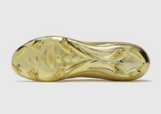 Nike Mercurial Superfly 1 RGN FG SE CR7 Metallic Gold Star avec tige Flyknit dorée, revêtement Gripknit, collier Dynamic Fit et semelle FG à crampons pour gazon naturel.