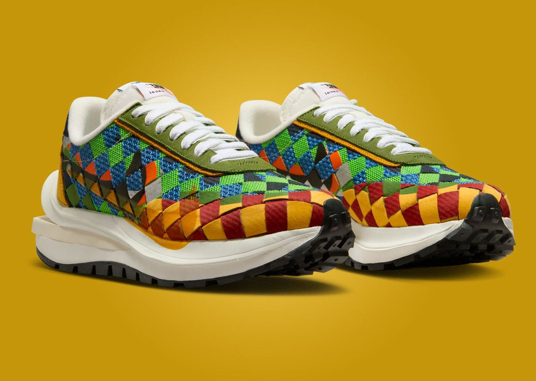 Nike VaporWaffle Woven sacai Jean Paul Gaultier Green Gusto