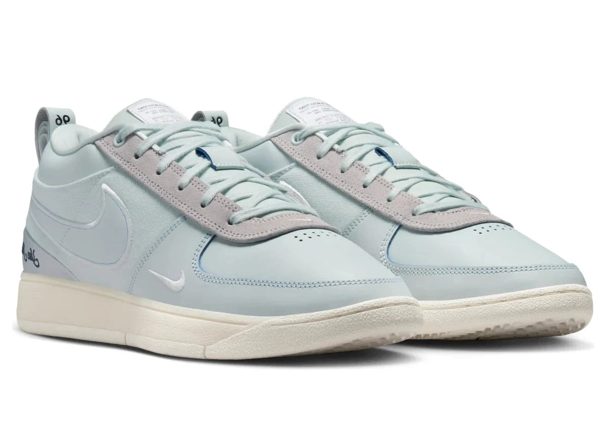 Nike Book 1 EP Moss Point avec tige en textile respirant, empiècements structurés, amorti Air Zoom et semelle extérieure EP renforcée pour le basketball.