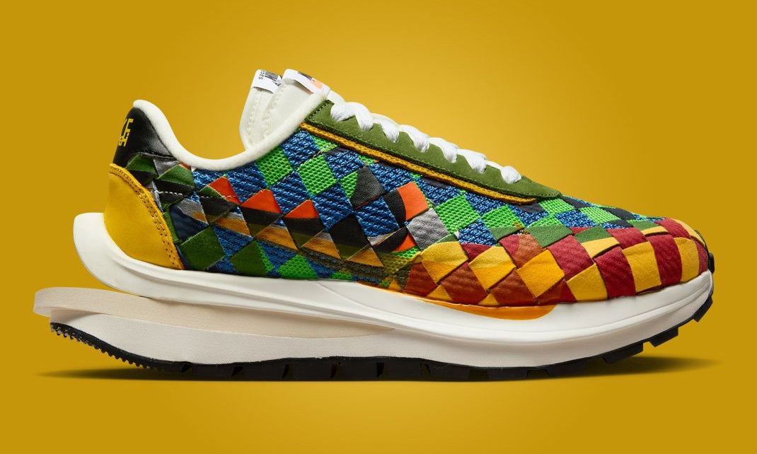 Nike VaporWaffle Woven sacai Jean Paul Gaultier Green Gusto