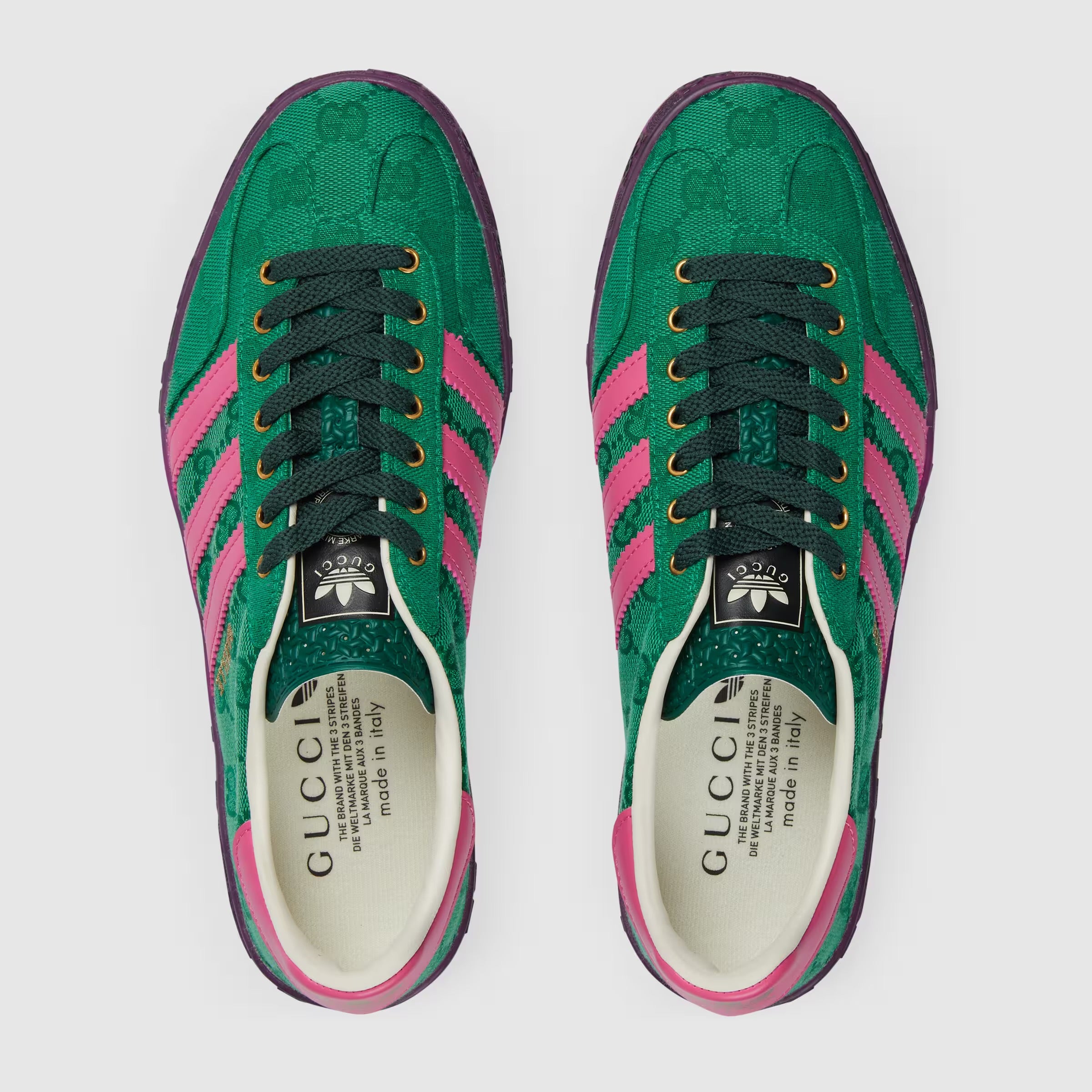adidas x Gucci Gazelle Green GG Monogram GlobalSneakers adidas x Gucci Gazelle Green GG Monogram GlobalSneakers