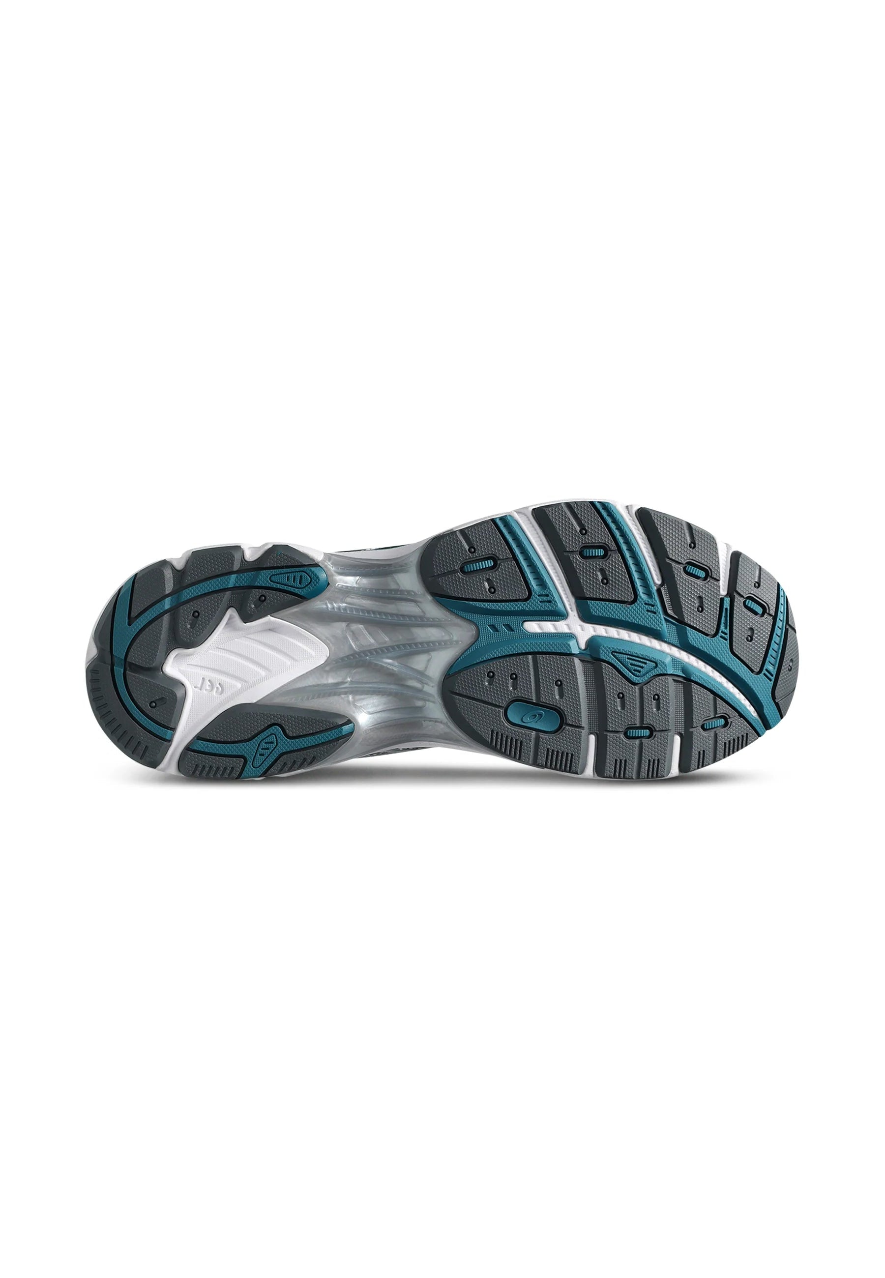 Sneaker ASICS GT-2160 Black Pure Silver Bright Blue en mesh noir avec détails argentés et bleus, dotée d’un amorti GEL performant.