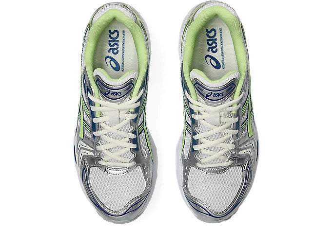 Chaussure de running ASICS GEL-Kayano 14 “Sprite” , argenté , vert, semelle légère , vue de haut