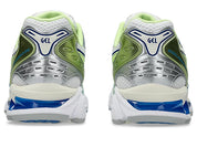 Chaussure de running ASICS GEL-Kayano 14 “Sprite” , argenté , vert, semelle légère , vue de coté