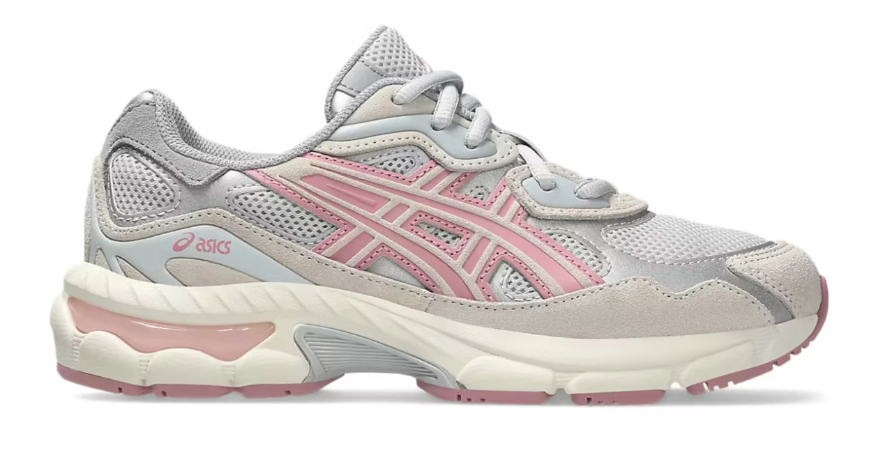 Sneakers ASICS GEL-NYC Glacier Grey et Coneflower en mesh et matières synthétiques avec amorti GEL iconique