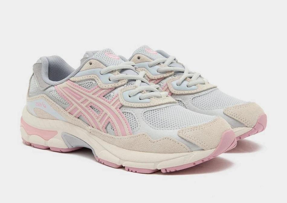 Sneakers ASICS GEL-NYC Glacier Grey et Coneflower en mesh et matières synthétiques avec amorti GEL iconique