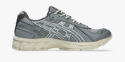 ASICS Gel-Kayano 12.1 Piedmont Grey Gravel grise avec mesh respirant, empiècements techniques et semelle GEL FLUIDRIDE.