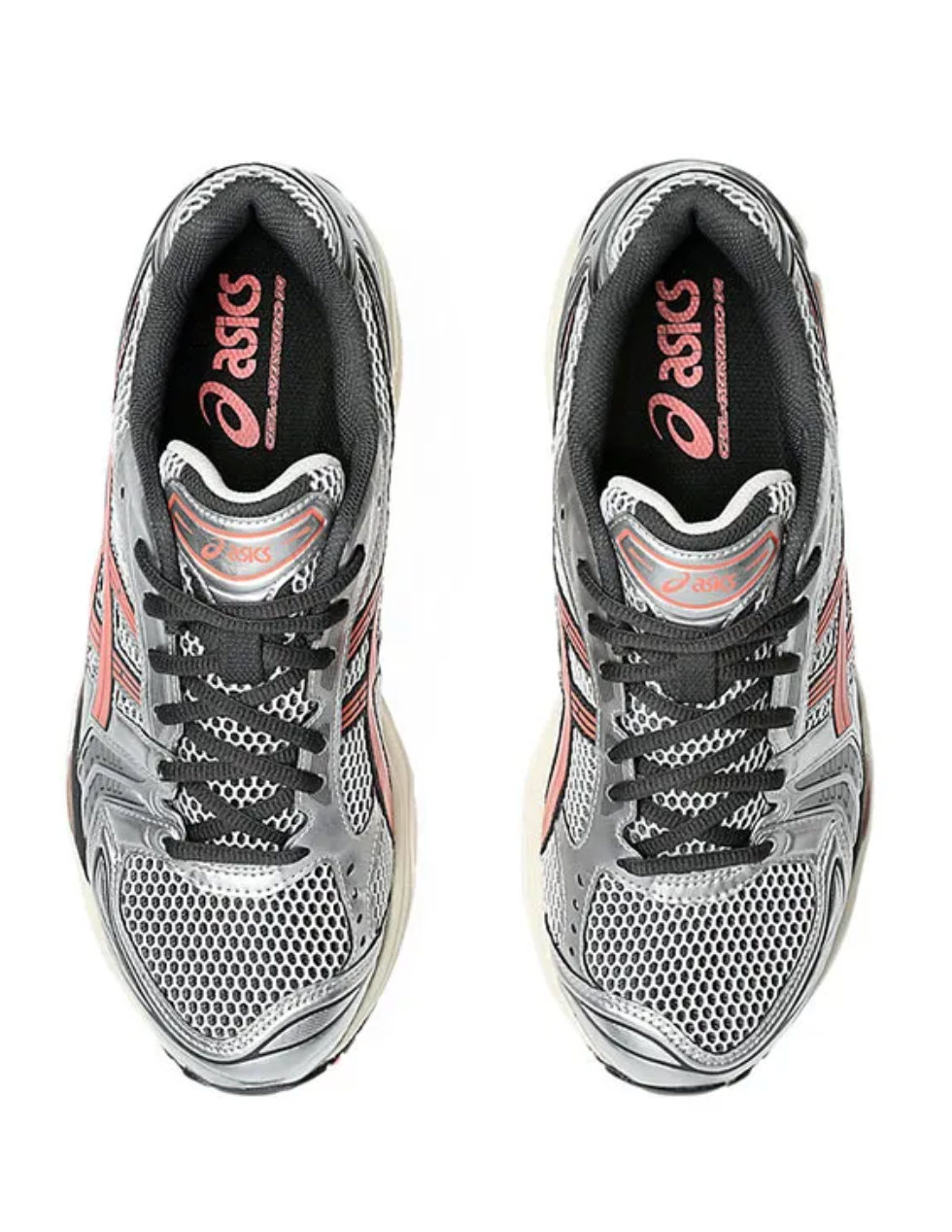 ASICS Gel-Kayano 14 Silver Papaya gris orange brillant blanc noir