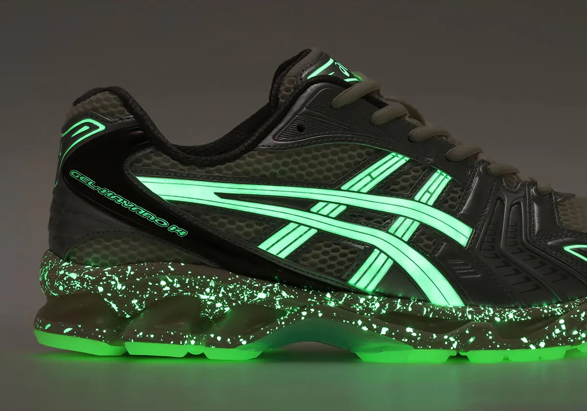 ASICS Gel-Kayano 14 atmos Yakoutake crème blanc marron 