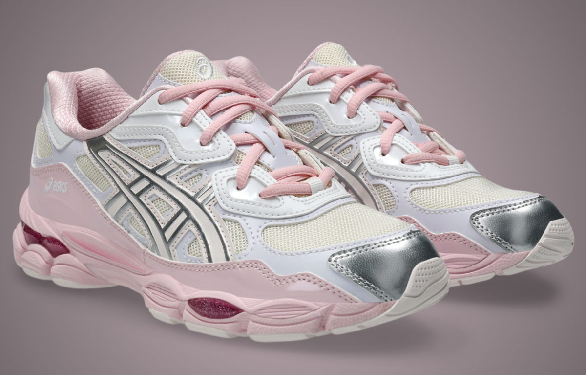 ASICS Gel-NYC Kick Yang Zhang Pink Cream Pure Silver – édition spéciale designer, vue de profil