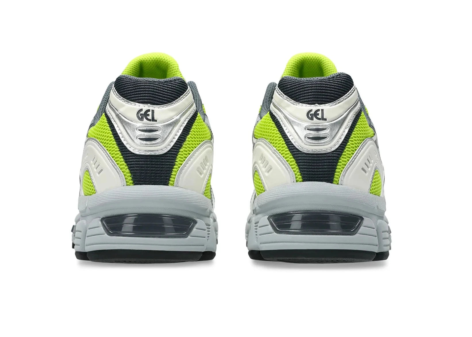 ASICS Gel-Stratus MC Lime Zest Pure Silver avec tige en mesh respirant, empiècements synthétiques Lime Zest et Pure Silver, technologie GEL et semelle intermédiaire en EVA.