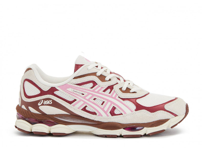 ASICS Gel-NYC Cream Sweet Pink – sneaker hybride crème et rose avec amorti GEL et design rétro-running