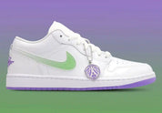 Air Jordan 1 Low SE Quai 54 en cuir premium avec détails exclusifs du tournoi Quai 54 et silhouette iconique inspirée du basketball urbain.